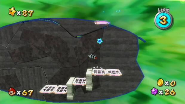 Senda lúgubre hiperdimensional al 100% en Super Mario Galaxy 02