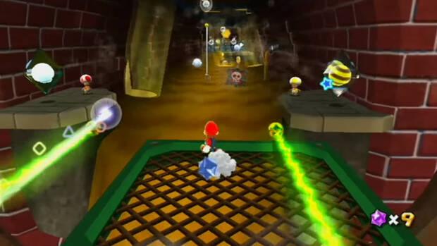 Champiñón a la carta marchando al 100% en Super Mario Galaxy 01