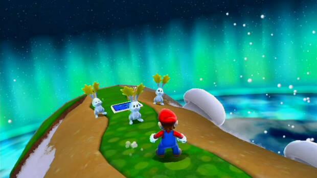 El desafío de los conejos al 100% en Super Mario Galaxy 01