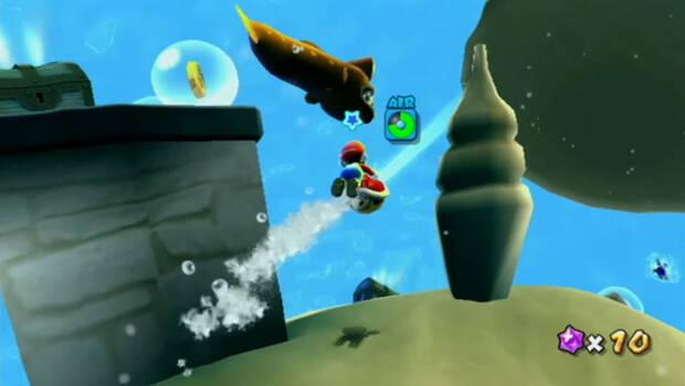 Las superanguilas al 100% en Super Mario Galaxy 02