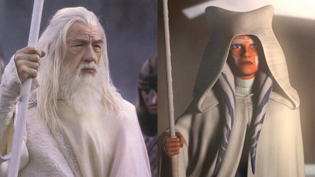 Ahsoka y Gandalf