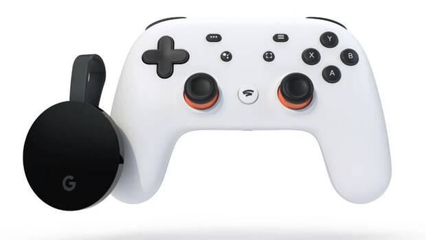 Stadia mando y Chromecast Ultra