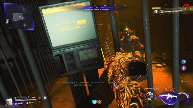 Call of Duty: Black Ops 7 Zombis - Despertar a Klaus en la oficina del sheriff de Ashwood