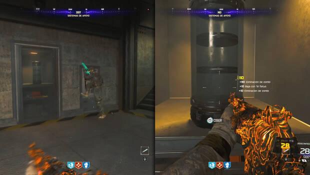 Call of Duty: Black Ops 7 Zombis - Arreglar la máquina dañada de Sistemas de apoyo y conseguir el Cilindro de éter