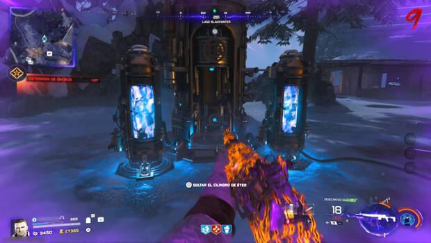 Call of Duty: Black Ops 7 Zombis - Cargar de energía refinada el Cilindro de éter