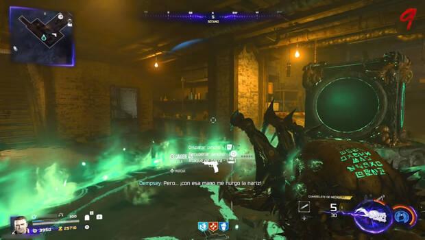 Call of Duty: Black Ops 7 Zombis - Recoger el arma Guantelete de Necrofluido