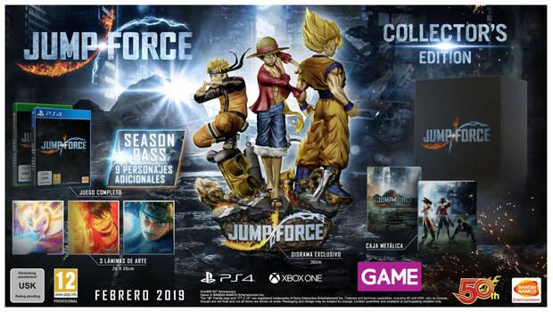 GAME detalla sus ediciones e incentivos de reserva para JUMP Force Imagen 2