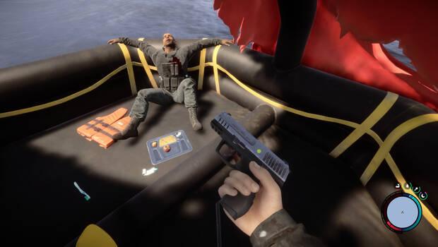 Sons of the Forest - Conseguir la pistola en la balsa hinchable
