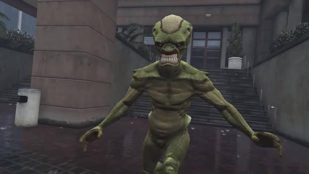 GTA Online - Traje de alien especial de los decorados de películas