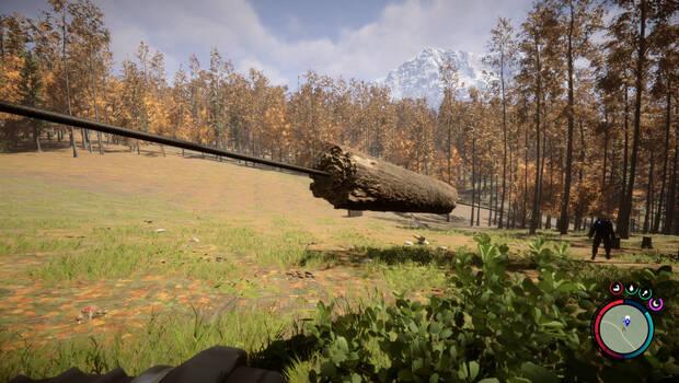 Sons of the Forest - Transportar troncos en tirolinas
