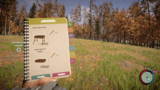 Sons of the Forest - Planos de maceteros en el manual