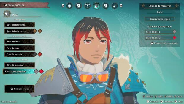 La personalización del protagonista es profunda y permite crear un personaje con bastantes posibilidades de diseño.