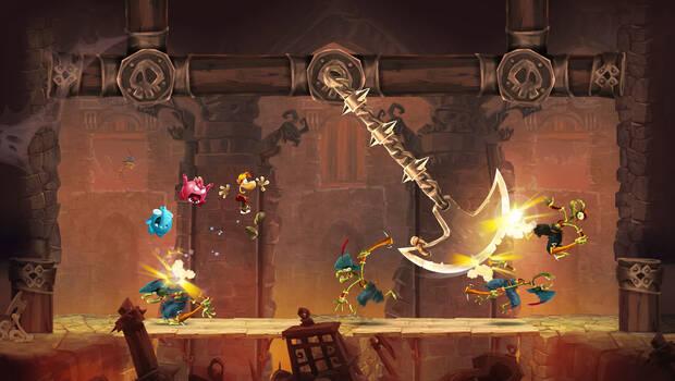 El diseño de niveles ha ganado mucho. En ‘Rayman Adventures’ nos encontramos con más libertad de explorar y nuevos lugares a los que acceder.