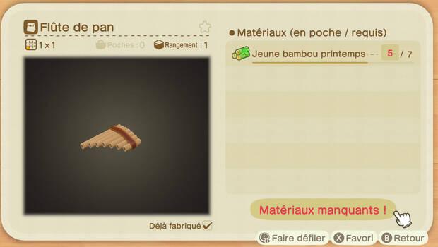 Animal Crossing: New Horizons - Cómo conseguir la receta para la flauta dulce