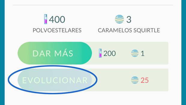 żCómo evolucionar Pokémon en Pokémon Go?
