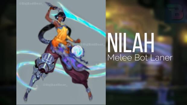 Posible aspecto de Nilah, la nueva bot laner de LoL
