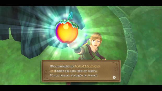 The Legend of Zelda Skyward Sword HD - Estrofa de Lanayru: fruto del árbol de la vida
