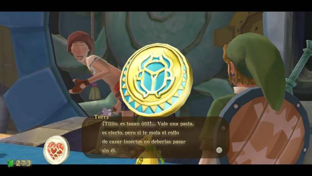 The Legend of Zelda: Skyward Sword HD - Equípate medallones para aumentar la aparición de rupias