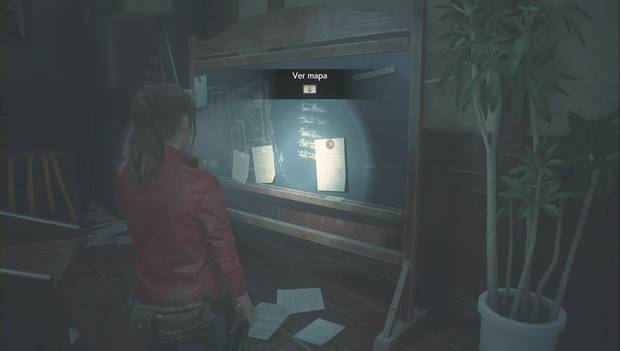 Resident Evil 2 - Encuentra los 3 medallones: Mapa de la comisaría