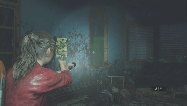 Resident Evil 2 - Encuentra los 3 medallones: sella la ventana