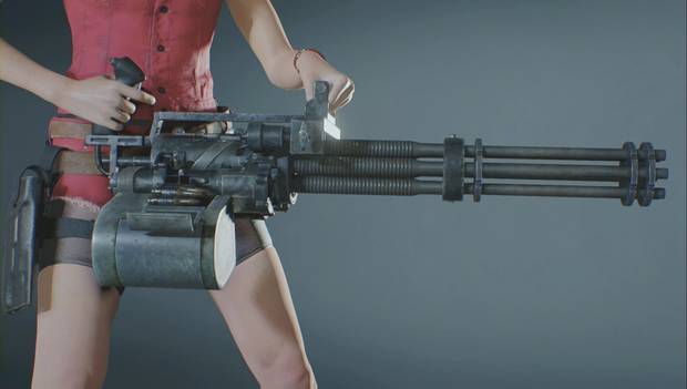 Resident Evil 2 Remake - Minigun