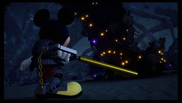 Kingdom Hearts 3 - Mickey observa la Torre maldita