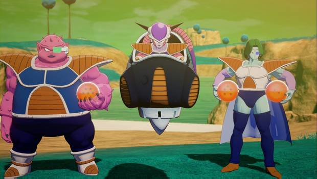 Dragon Ball Z Kakarot - Freezer con Zarbon y Dodoria