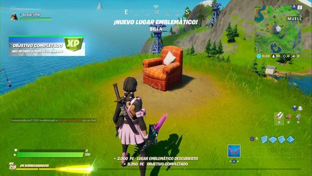 Fortnite Battle Roale - Butaca recinable