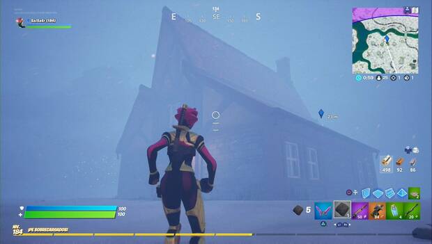Fortnite Battle Royale - Ubicación de la Cabaña de Cascanueces