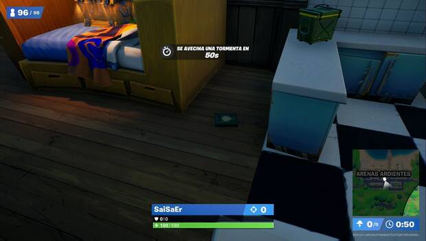 Fortnite - Reúne libros: Libro 1 en Arenas Ardientes