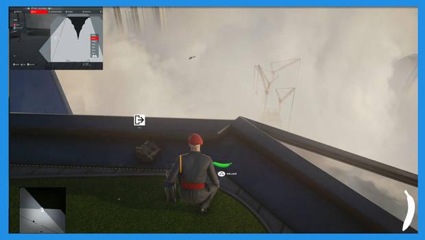 Hitman 3 - Desafíos de Dubái: punto donde colocar el plátano para el desafío Monos voladores