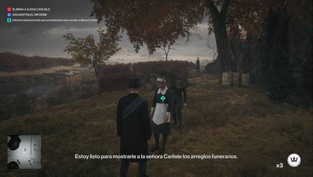 Hitman 3 - Descanso eterno: 47 se prepara para enseñar la tumba