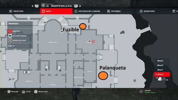Hitman 3 - Un día inolvidable: ubicación del fusible y la palanqueta
