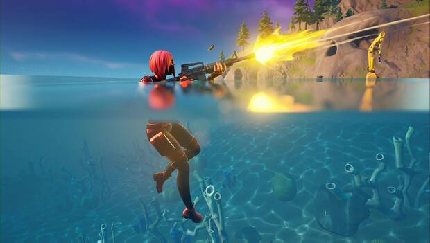 Fortnite - Inflige daño mientras estás en el agua