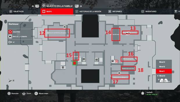 Hitman 3 - Ubicaciónes en Dartmoor: nivel 1