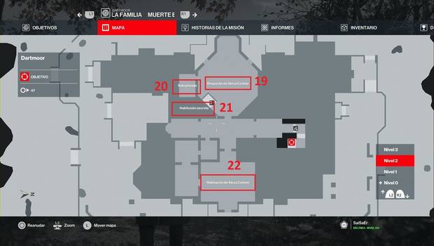 Hitman 3 - Ubicaciones en Dartmoor: nivel 2