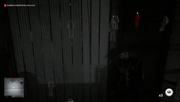 Hitman 3 - Superdepredador:punto desde el que llamar la atención de los guardias