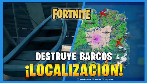 Fortnite - Destruye barcos