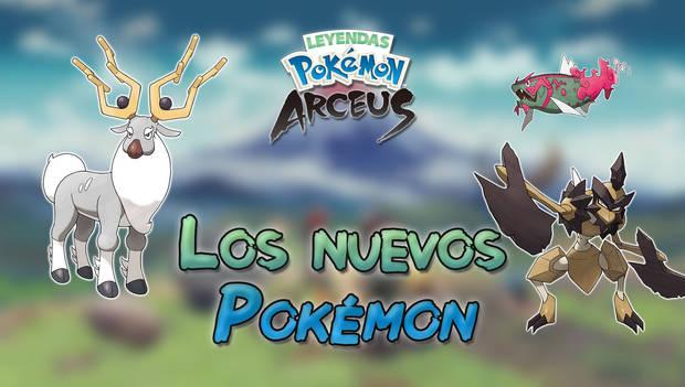 Pokédex de Leyendas Arceus: Todos los Pokémon nuevos