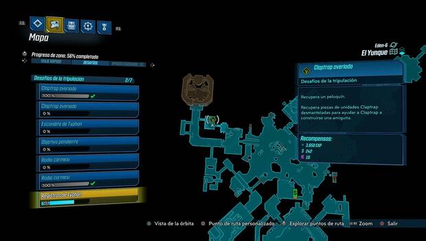 Borderlands 3 - Claptrap averiado cerca del Patio del Yunque