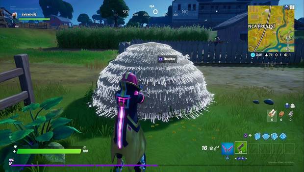 Fortnite Battle Royale - Montón de heno para esconderse