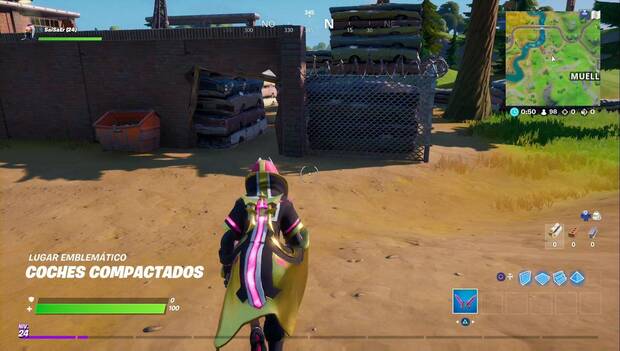 Fortnite Battle Royale - Ubicación de Coches Compactados
