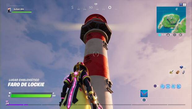 Fortnite Battle Royale - Ubicación del Faro de Lockie