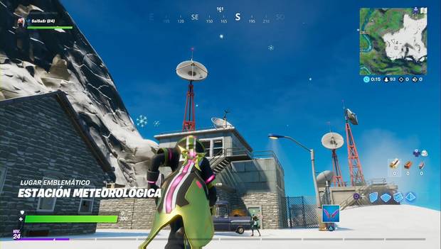 Fortnite Battle Royale - Ubicación de la Estación Meteorológica