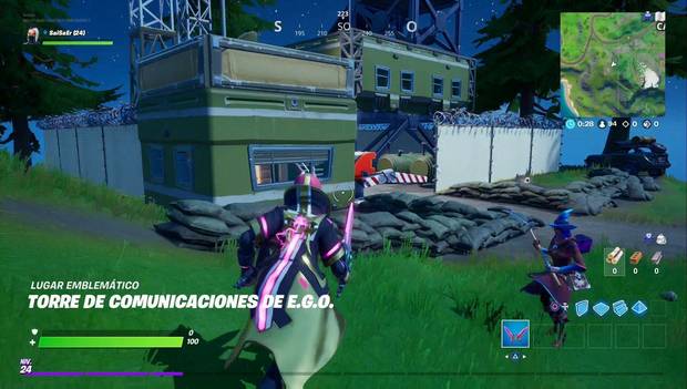 Fortnite - Torre de comunicaciones de EGO
