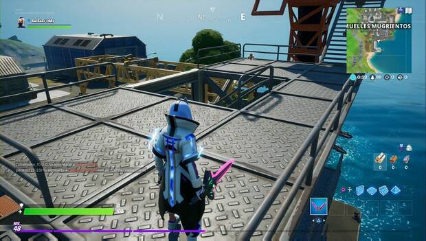 Fortnite - Localización de la pasarela donde aparece la T