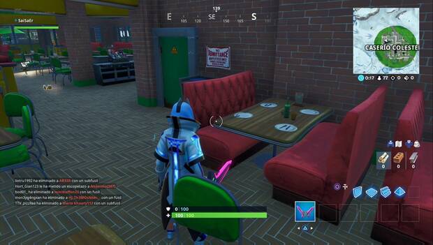 Fortnite Battle Royale - Grabación de El Visitante en Caserío Colesterol
