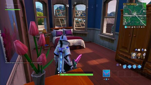 Fortnite Battle Royale - Grabación de El Visitante en Extrarradio Estrellado