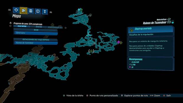 Borderlands 3 - Claptrap 2 en las Ruinas de Tazendeer