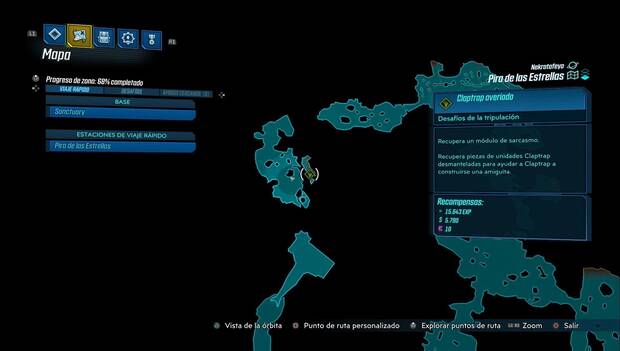 Borderlands 3 - Claptrap en Pira de las Estrellas